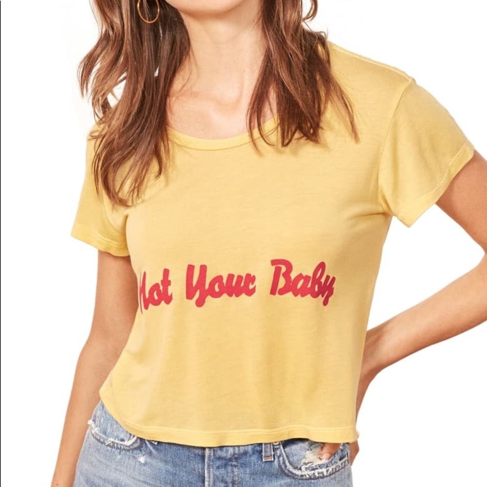 Not Your Baby Reformation Crop Top